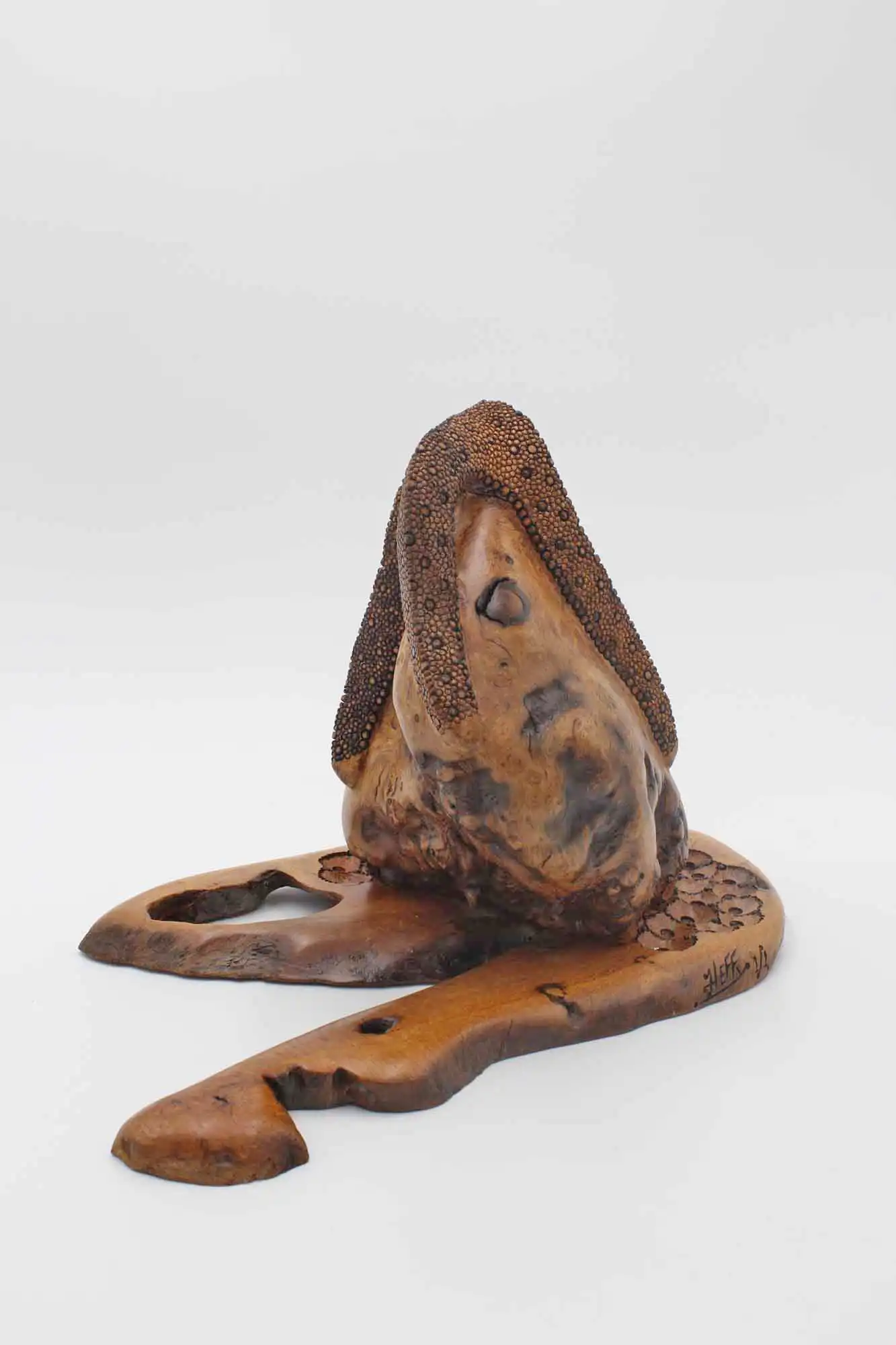 Starfish seastar woodcarving sculpture